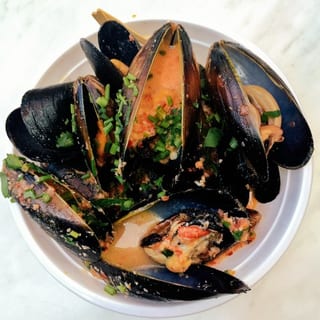 Steamed Mussels